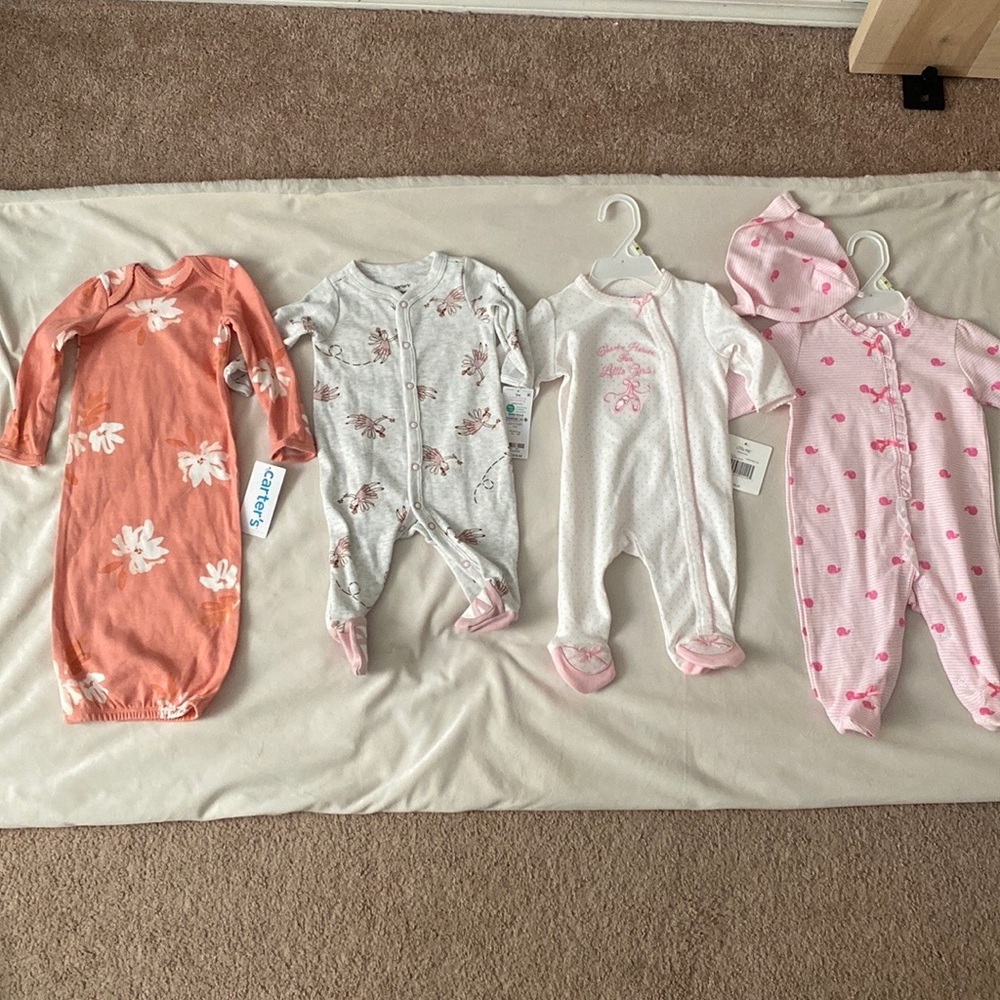 Baby Girl 3 Month Pajama Bundle